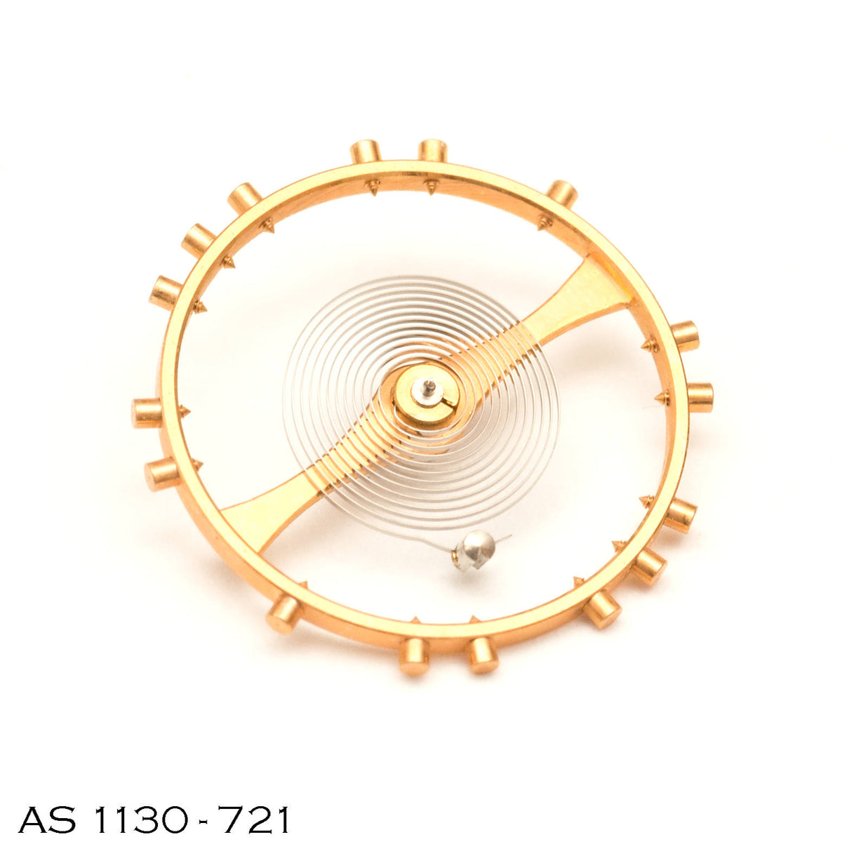 Durowe 50 - 721 Balancier Avec Spiral Plat  à L'unité  - Balance With Flat Hairspring Regulated Per Unit