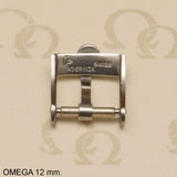 Clasp, Omega, 12 mm, NOS, steel
