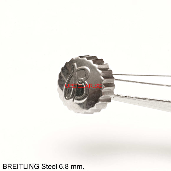 Crown, Breitling Steel, Diam. 6.8 mm.