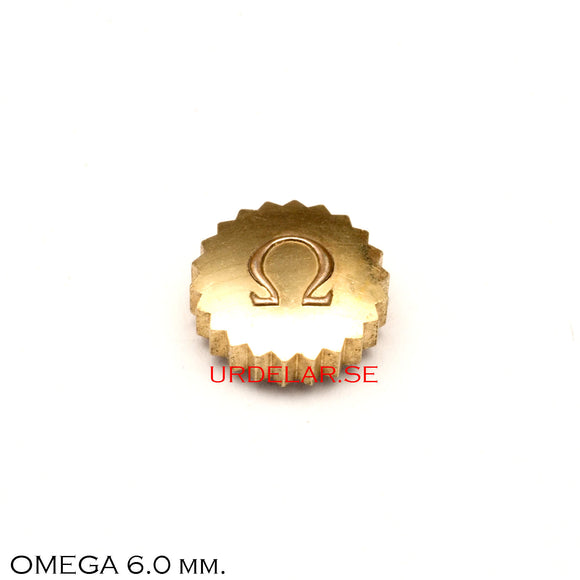 Crown, Omega Cal 30T2 - 265, Gold, D=6.0 mm.