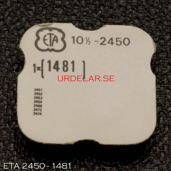 ETA 2450-1481, Automatic reduction wheel