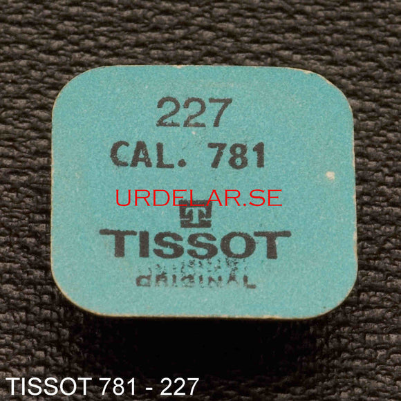 Tissot 781-227, Sweep second wheel