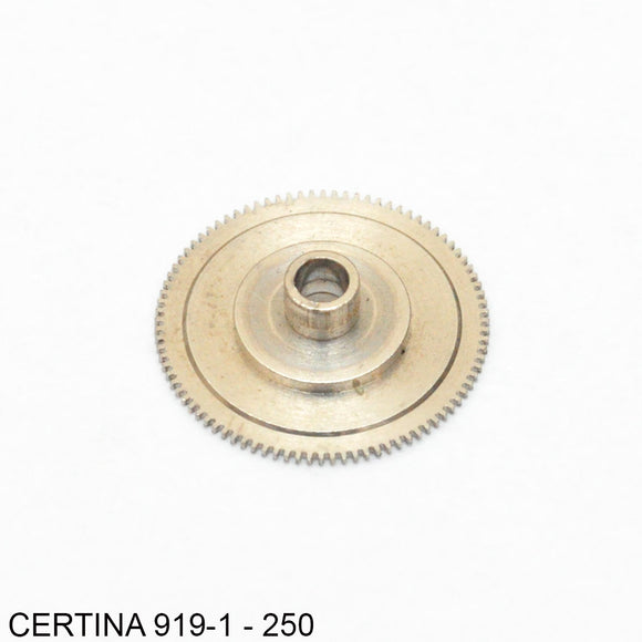 Certina 919-1, Hour wheel, no: 250, Ht: 1.65