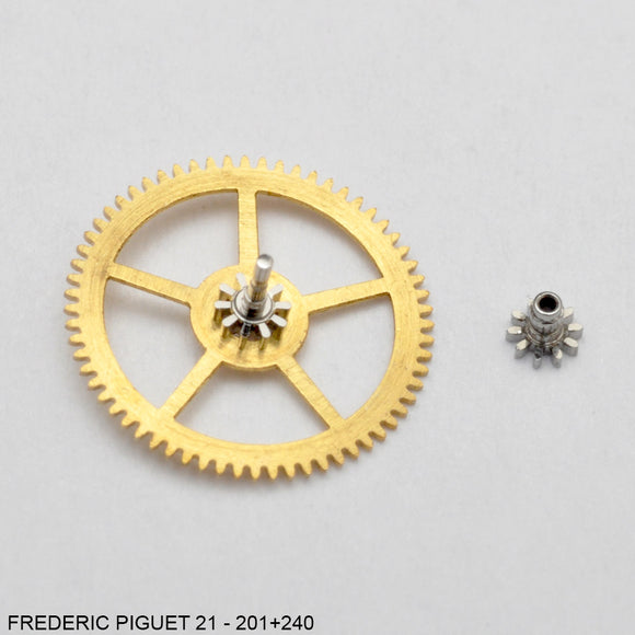 Frederic Piguet 21, Center wheel with cannon pinion, No: 201
