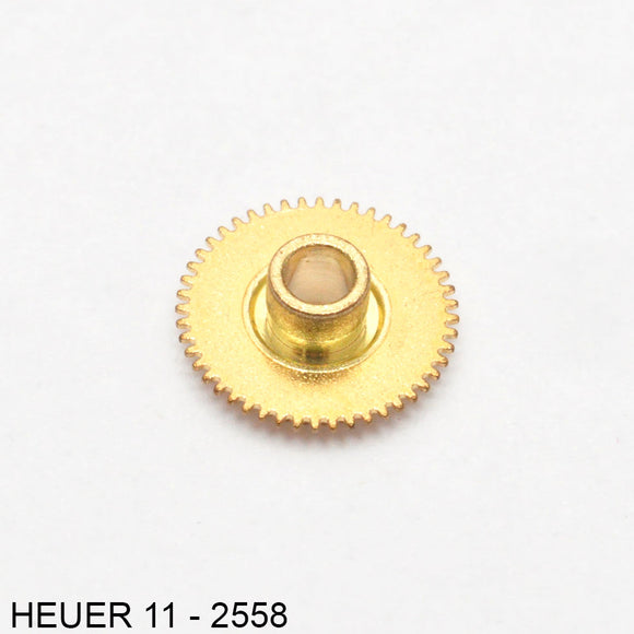 Heuer 11-2558, Hour wheel, double toothing