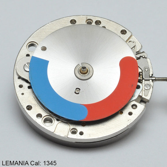 Lemania 1345, with Elvström dial and hands