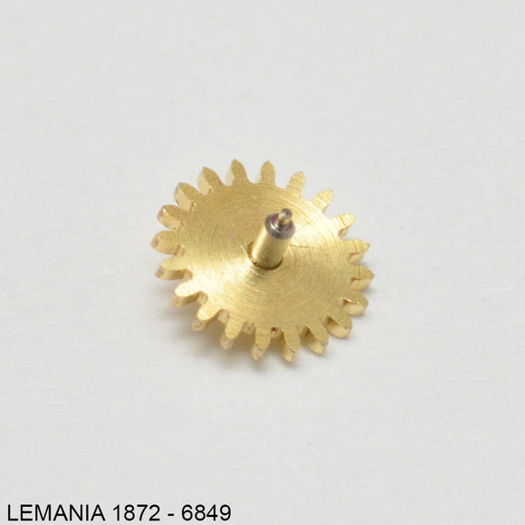 Lemania 1872-6849, Runner intermediate wheel minute recording
