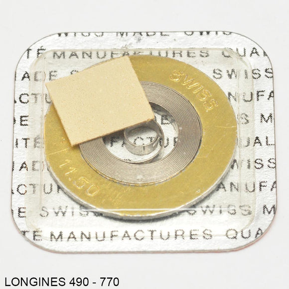 Longines 490-770, Mainspring