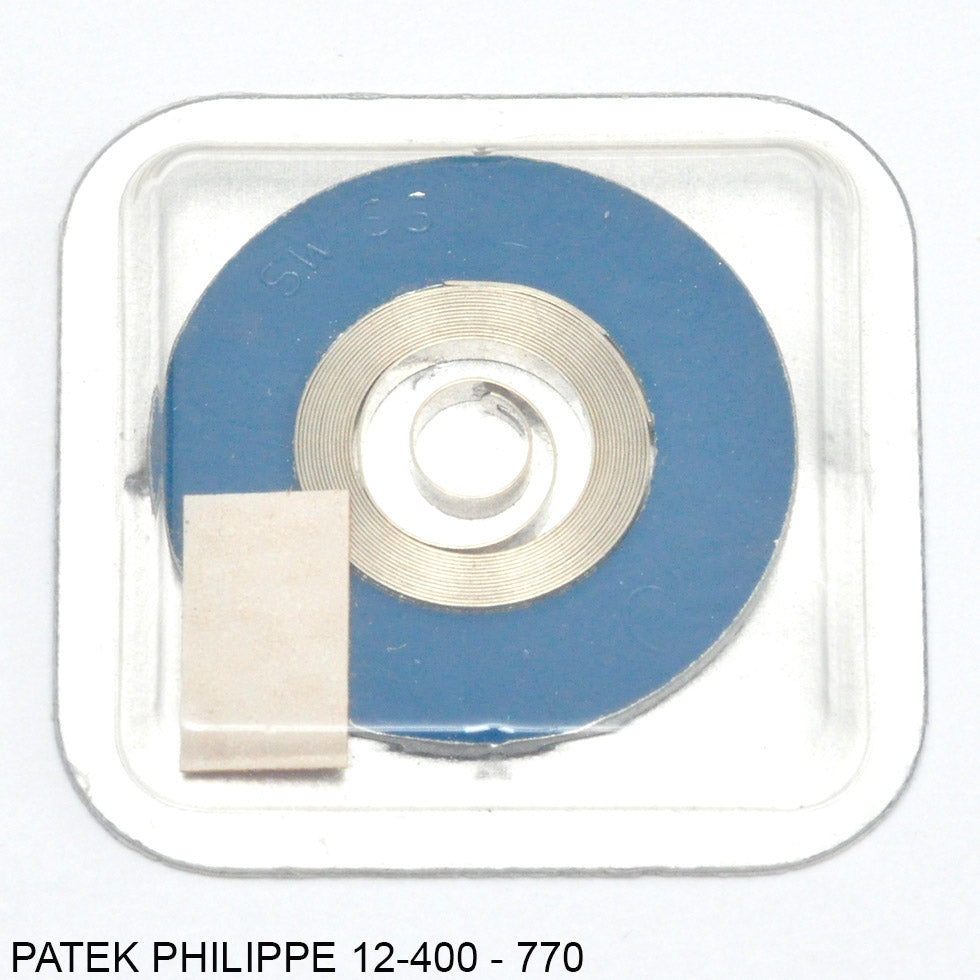 Ressort Principal Zugfeder 770 Pour Montre Patek Philippe - Pièce Neuve Avec étiquettes