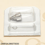 Pusher, Omega, stainless steel, no: 086ST0030
