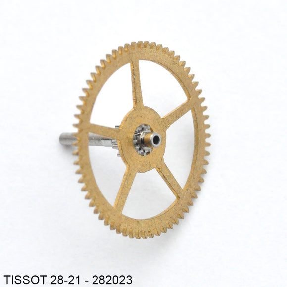 Tissot 28.21-205, Center wheel