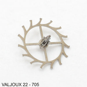 Valjoux 22-705, Escape wheel