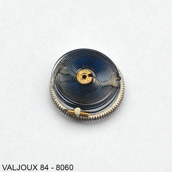 Valjoux 84, Driving wheel with hairspring, no: 8060