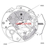 ETA 7750-8335, Operating lever spring