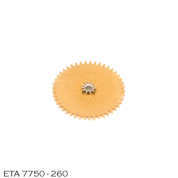 ETA 7750-260, Minute wheel