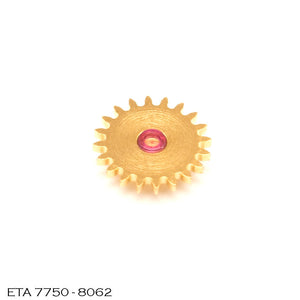 ETA 7750-8062, Minute counter driving wheel, jewelled