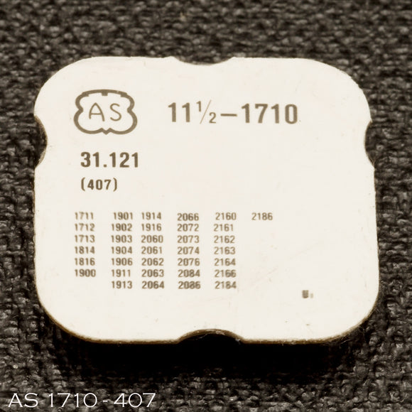 AS 1710-407, Kytkinpyörä 