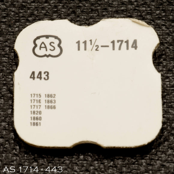 AS 1714-443, Setting lever