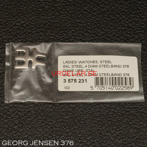 Bracelet link, Georg Jensen EKL watch, Ref: 376, steel, width: 15.5 mm.