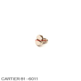 CARTIER 81-6011, Screw for train wheel bridge & battery clamp