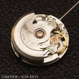 CARTIER / ETA 2671, Complete movement