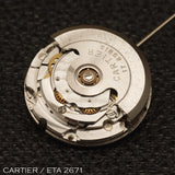 CARTIER / ETA 2671, Complete movement