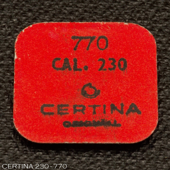 CERTINA 230-770, Mainspring