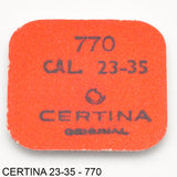 Certina 23-35-770, Mainspring