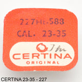 Certina 23-35-227, Sweep second wheel, Ht: 5.88