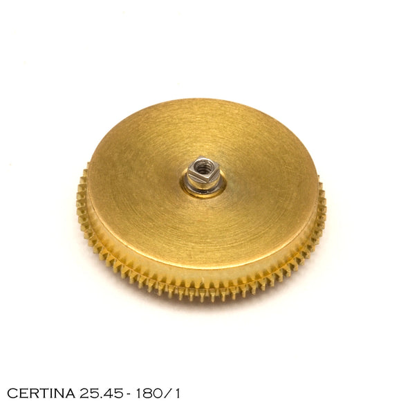 Certina 25.45-180/1, Barrel with arbor