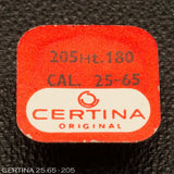Certina 25.65-205, Centre wheel w. Cannon pinion, Ht: 180'