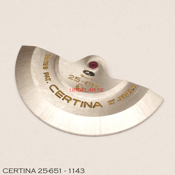 Certina 25-65-1143, Oscillating weight