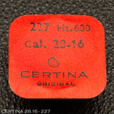 Certina 28.16-227, Fourth wheel, centre second, Ht: 600