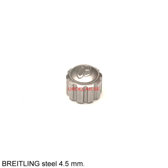 Crown, Breitling Steel, Diam. 4.5 mm.