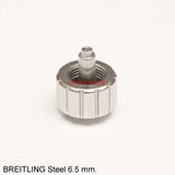 Crown, Breitling Superocean Steel, Screw-down, Diam. 6.5 mm