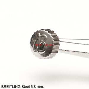 Crown, Breitling Steel, Diam. 6.8 mm.