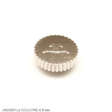 Crown, Jaeger Le Coultre Patent, Diam: 4.5 mm, steel.