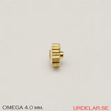 Crown, Omega waterproof, Gold. 4.0 x 1.9 x 2.0 - 0.90*