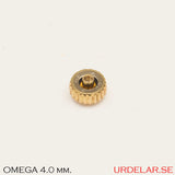 Crown, Omega waterproof, Gold. 4.0 x 1.9 x 2.0 - 0.90*