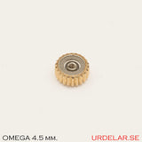 Crown, Omega waterproof, Gold. 4.5 x 2.0 x 2.0 - 0.90