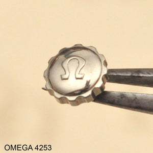 Crown, Omega Seamaster, NOS no: 4253, steel*