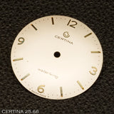 Dial, CERTINA waterking, Cal: 25.66