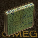Kellotaulu, Omega Genève, cal: 601, viite: 135.041, NOS