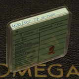 Kellotaulu, Omega Seamaster Automatic, musta, kaliiperi: 501