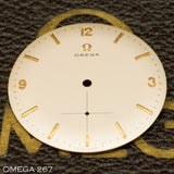 Dial, OMEGA "JUMBO" cal: 267, NOS