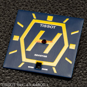 Dial, Tissot "The right hand traffic diversion" in 1967, Ref: 43.44800.1
