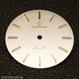 Viisareilla varustettu kellotaulu, Certina, kaliiperi: 25-66