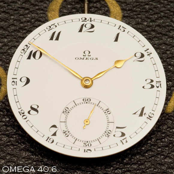 Dial w. Hands, Omega cal 40.6