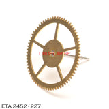 ETA 2452-227, Fourth wheel, centre second