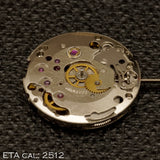 ETA 2512, Complete movement